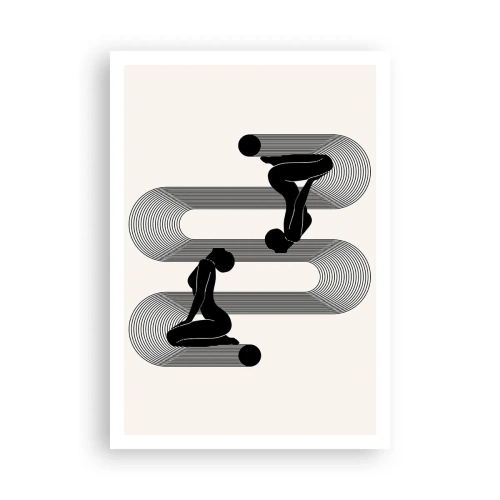 Affiche - Poster - Symétrie sensuelle - 70x100 cm