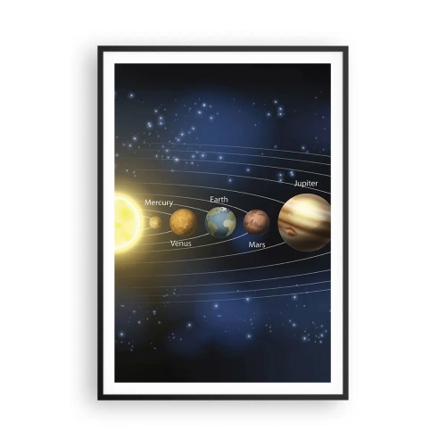 Affiche dans un cadre noir - Poster - L'une des dix - 70x100 cm