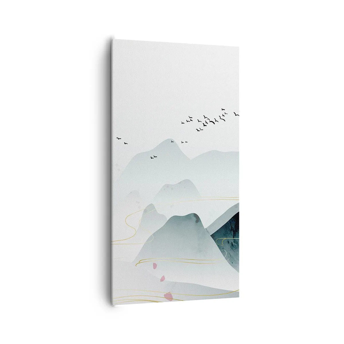 Impression sur toile - Image sur toile - Au-delà des sommets - 65x120 cm