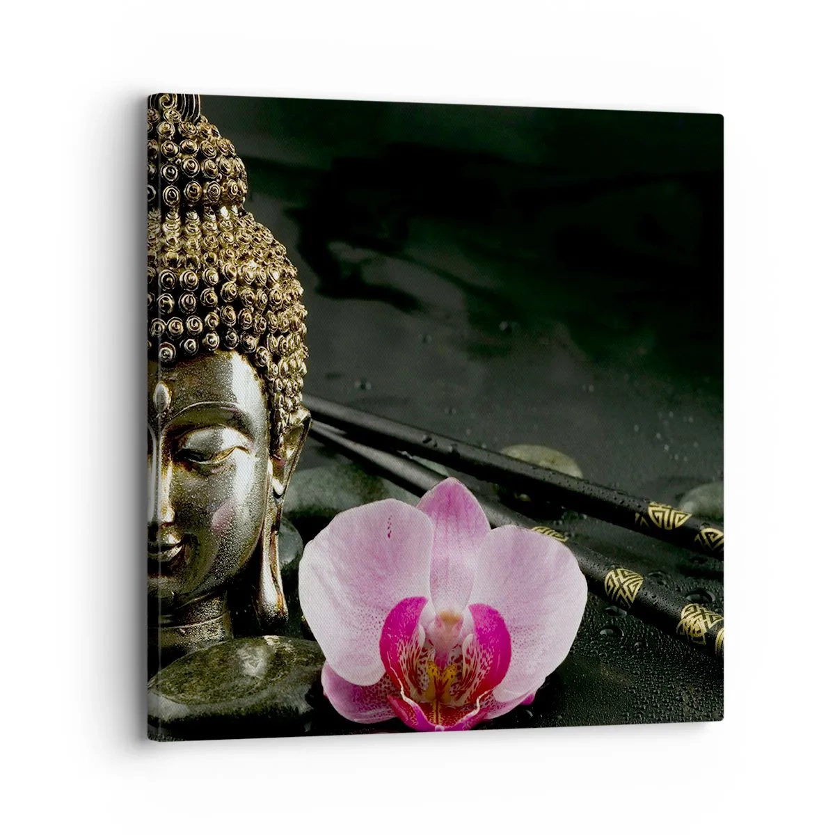 Impression sur toile - Image sur toile - Harmonie de la sagesse et de la beauté - 30x30 cm
