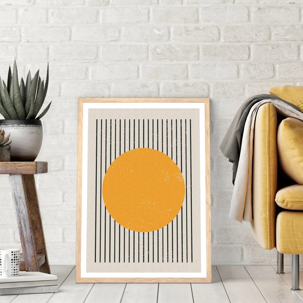 Affiche dans un chêne clair - Poster - Le pouvoir de la simplicité - 30x40 cm