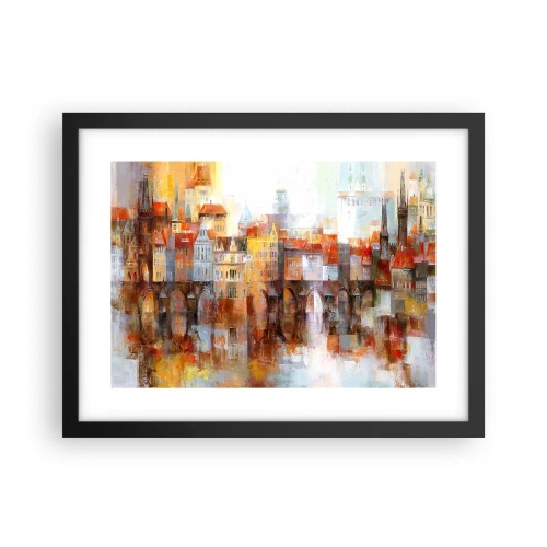 Affiche dans un cadre noir - Poster - C'est aussi beau sous le pont - 40x30 cm