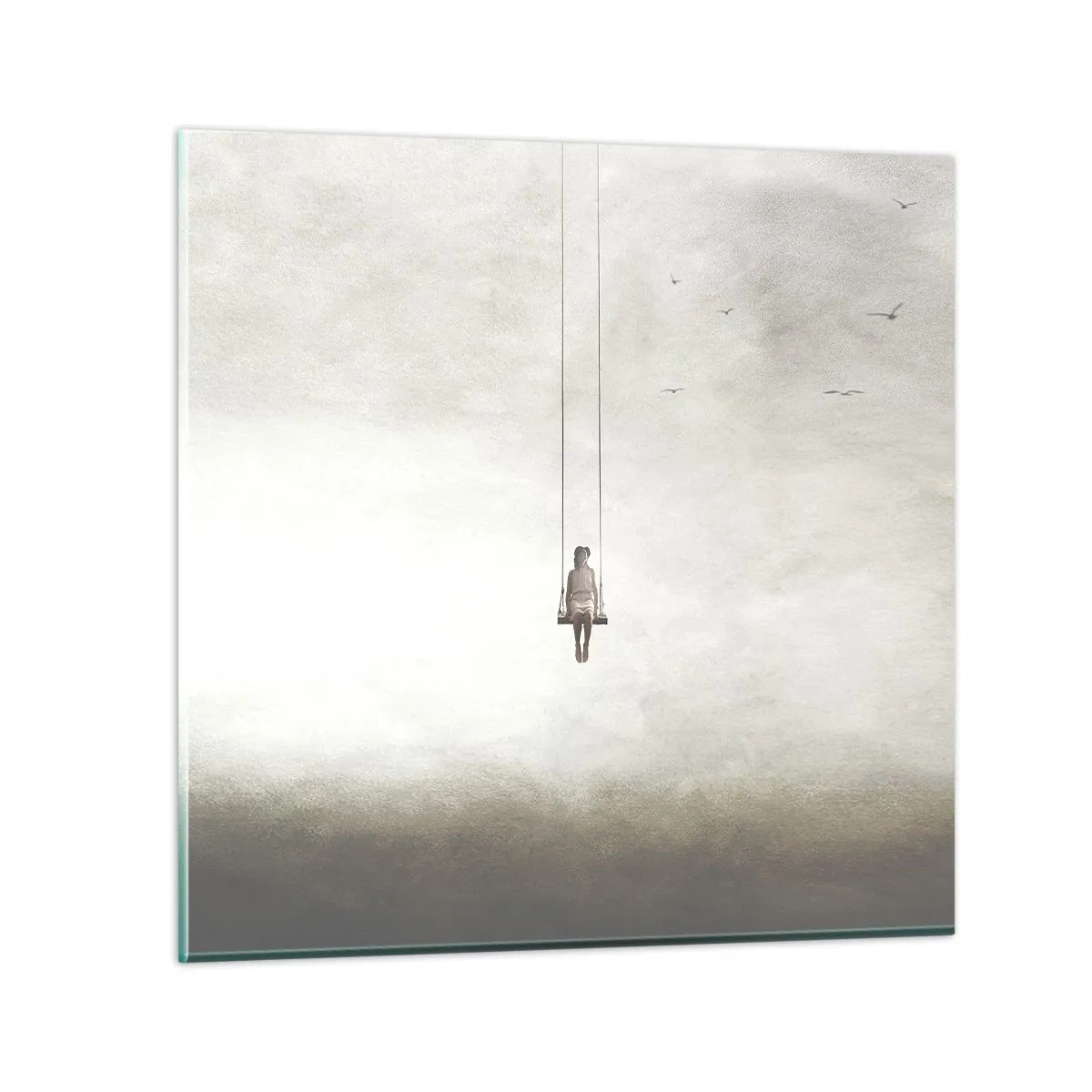 Impression sur verre - Image sur verre - Enfant en nous - 30x30 cm