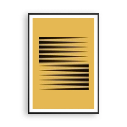 Affiche dans un cadre noir - Poster - Cadre opposé - 70x100 cm
