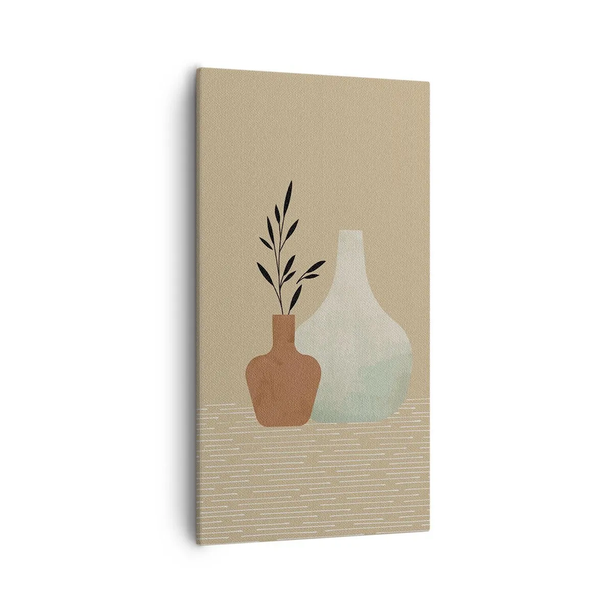 Impression sur toile - Image sur toile - Le vase et son idée - 55x100 cm