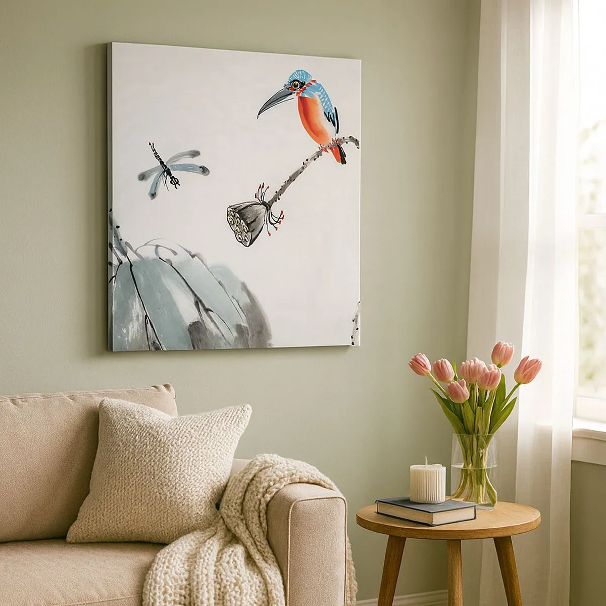 Impression sur toile - Image sur toile - La vie du champ - 30x30 cm