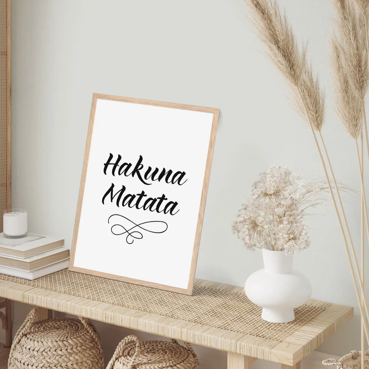 Affiche dans un chêne clair - Poster - Le meilleur conseil - 61x91 cm