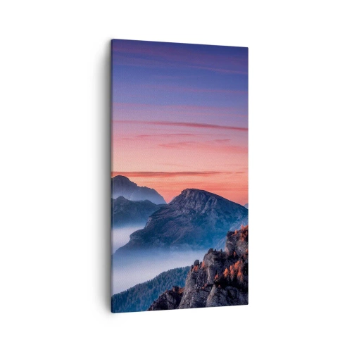 Impression sur toile - Image sur toile - Au-dessus des vallées - 45x80 cm