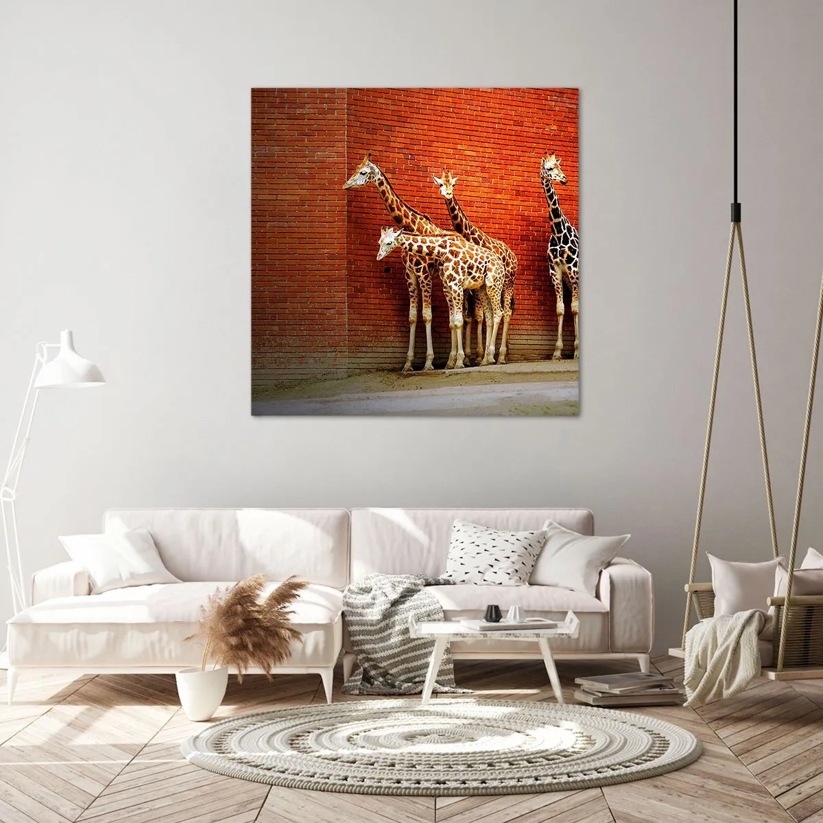 Impression sur toile - Image sur toile - Voyez-vous des acacias ? - 60x60 cm