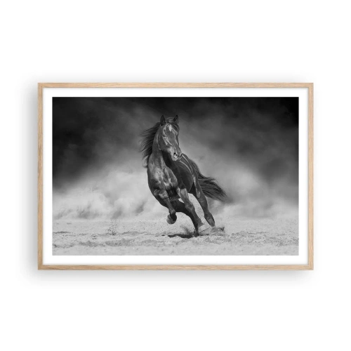 Affiche dans un chêne clair - Poster - Digne de l'émir lui-même - 91x61 cm