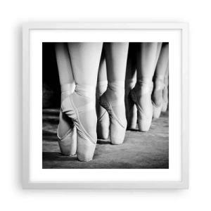 Affiche dans un cadre blanc - Poster - Ensemble, simple - 40x40 cm