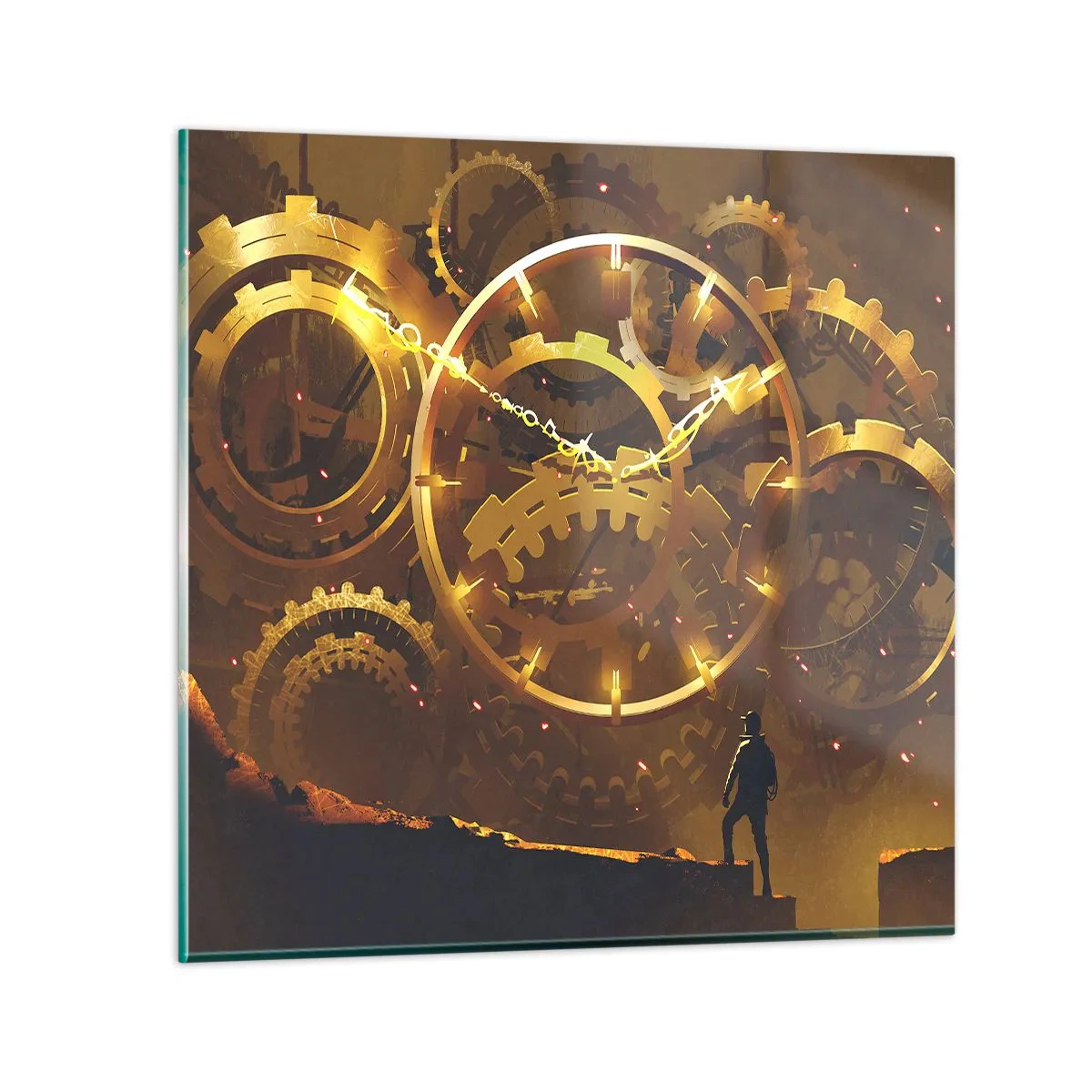 Impression sur verre - Image sur verre - À la source du temps - 50x50 cm