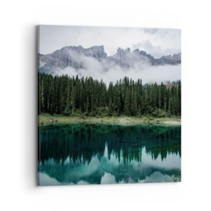 Impression sur toile - Image sur toile - Chut, chut, ne réveillons pas l'eau qui dort - 70x70 cm
