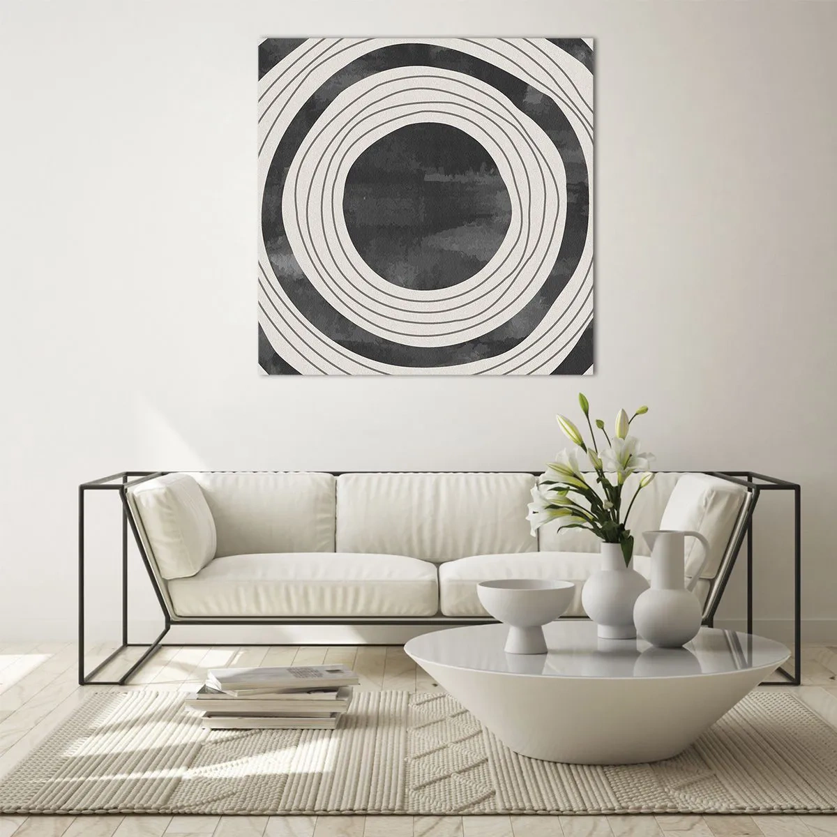 Impression sur verre - Image sur verre - Droit au but - 30x30 cm