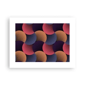 Affiche - Poster - Dans un rythme circulaire - 40x30 cm