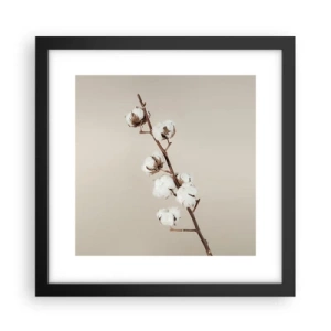 Affiche dans un cadre noir - Poster - A la source de la douceur - 30x30 cm