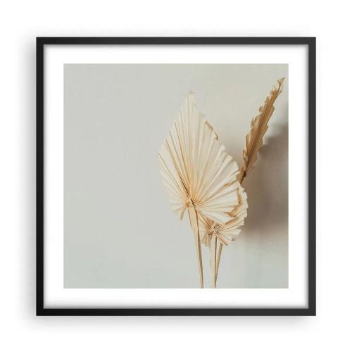 Affiche dans un cadre noir - Poster - Quand tu dois t’apaiser - 50x50 cm