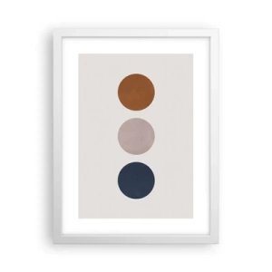 Affiche dans un cadre blanc - Poster - Symbole d'excellence - 30x40 cm