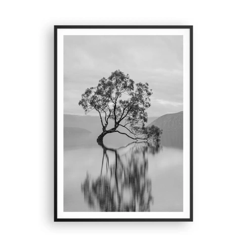 Affiche dans un cadre noir - Poster - Un tel pays existe - 70x100 cm