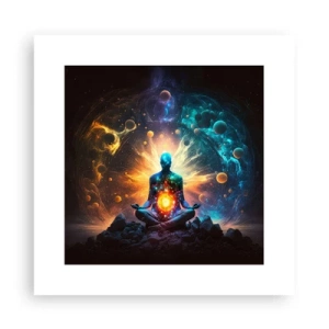 Affiche - Poster - Paix cosmique - 30x30 cm