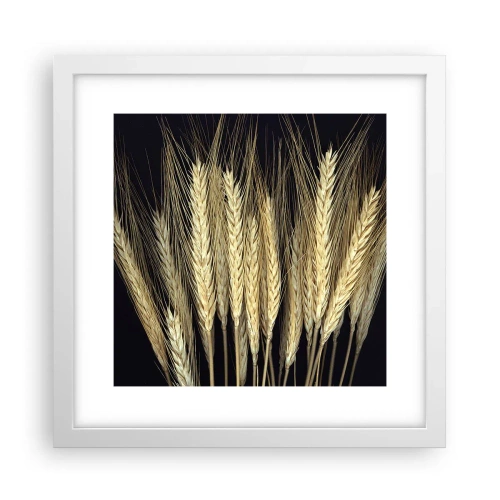 Affiche dans un cadre blanc - Poster - Magie rustique - 30x30 cm