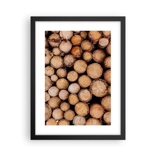 Affiche dans un cadre noir - Poster - Nouveau commencement - 30x40 cm