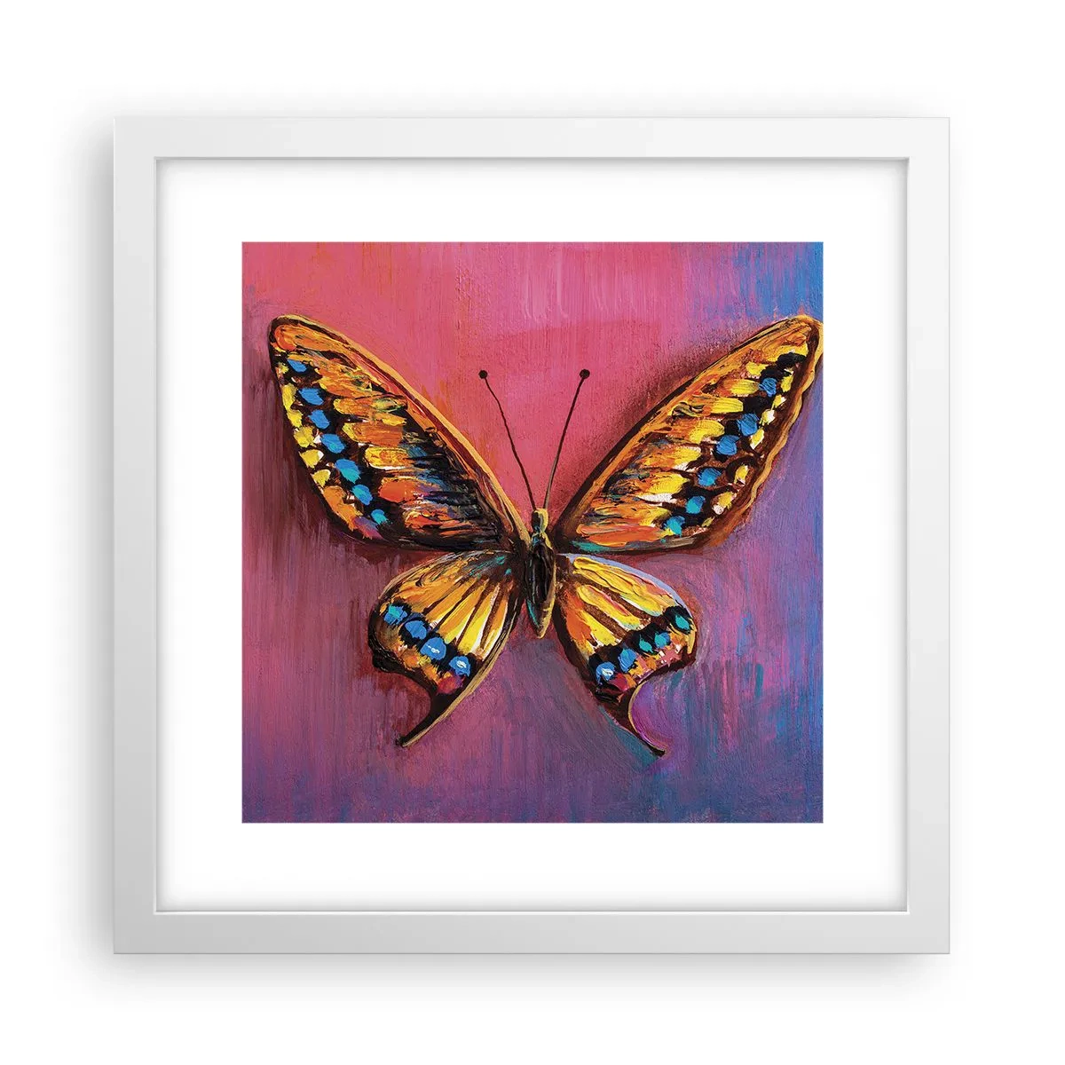 Affiche dans un cadre blanc - Poster - Un joyau de la nature - 30x30 cm