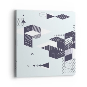 Impression sur toile - Image sur toile - Dans l'âme d'un mathématicien - 40x40 cm