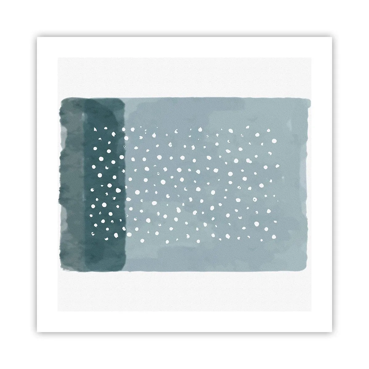 Affiche - Poster - Évolution de bleus - 50x50 cm