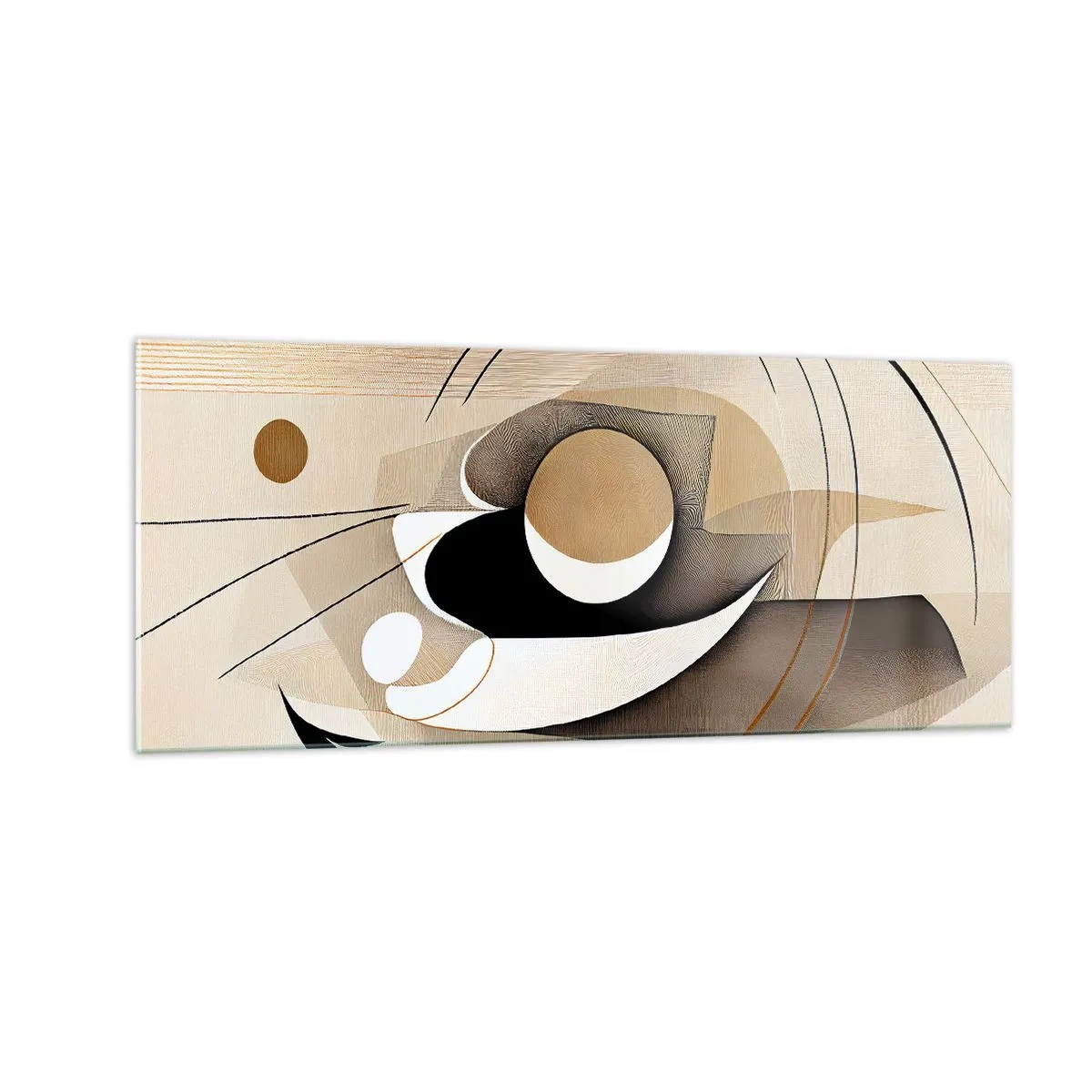 Impression sur verre - Image sur verre - Composition : l'essence des choses - 100x40 cm