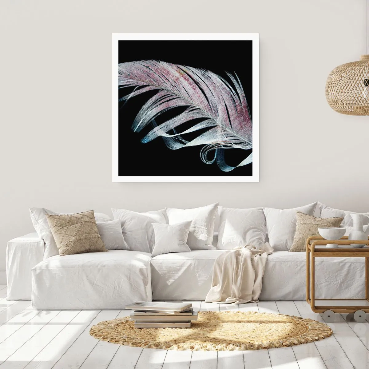 Affiche - Poster - Pensez au toucher - 30x30 cm