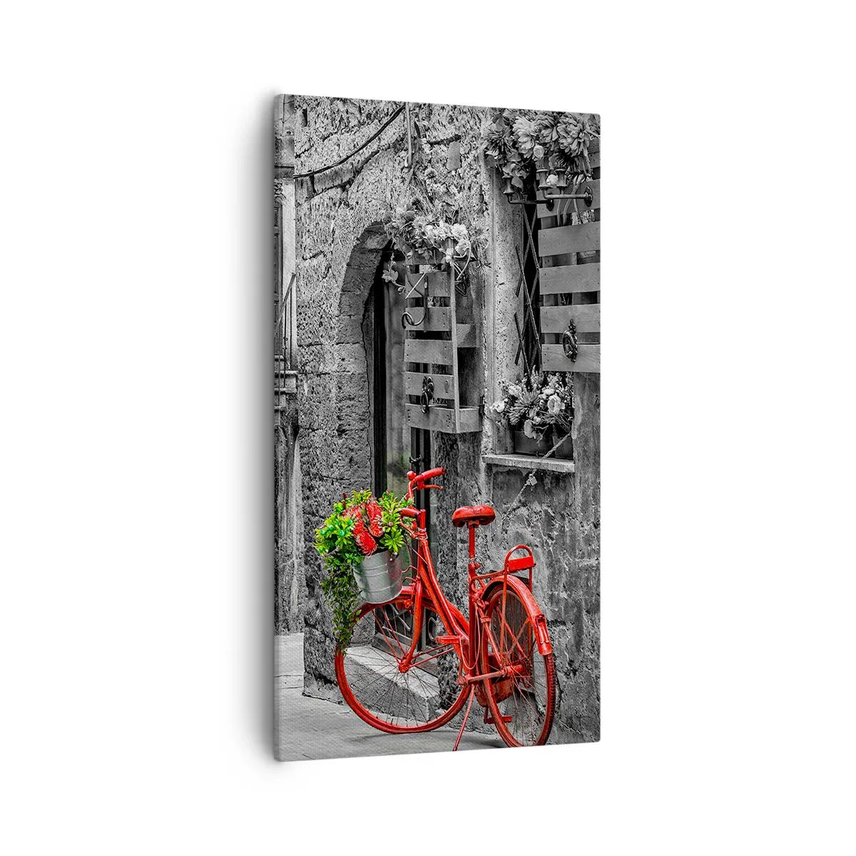 Impression sur toile - Image sur toile - Ruelle toscane - 55x100 cm