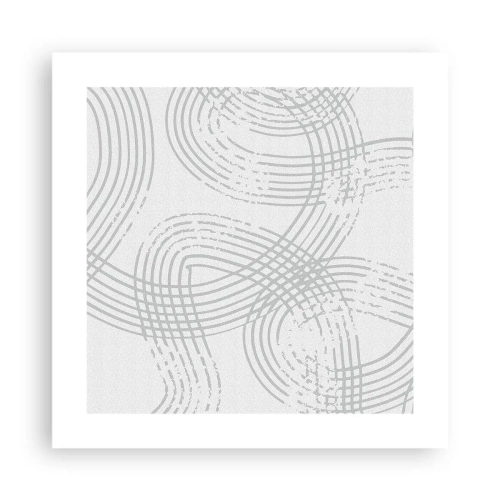 Affiche - Poster - Il n'y a pas de chemin droit - 40x40 cm