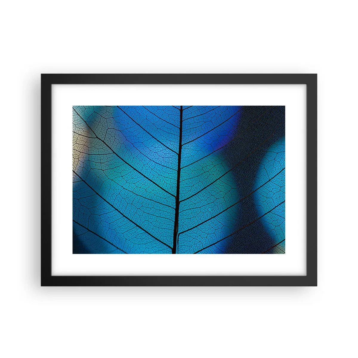 Affiche dans un cadre noir - Poster - Construction complexe - 40x30 cm