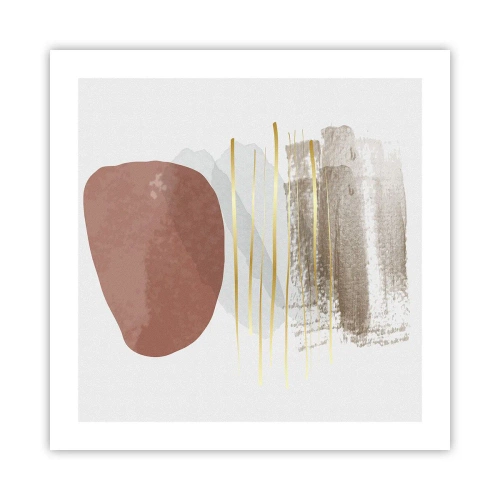 Affiche - Poster - Colonnade abstraite - 50x50 cm