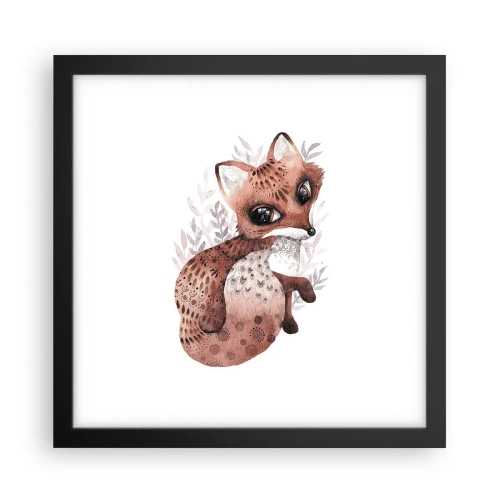 Affiche dans un cadre noir - Poster - Seulement à aimer - 30x30 cm