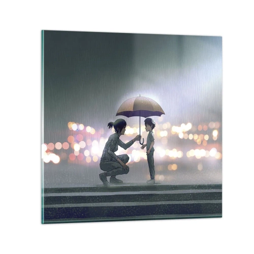 Impression sur verre - Image sur verre - Et maintenant, tout va bien - 30x30 cm