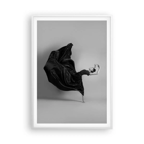 Affiche dans un cadre blanc - Poster - Musique ailées - 70x100 cm