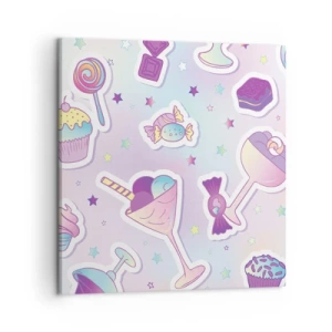 Impression sur toile - Image sur toile - Pour que tous les jours soit un anniversaire  - 50x50 cm