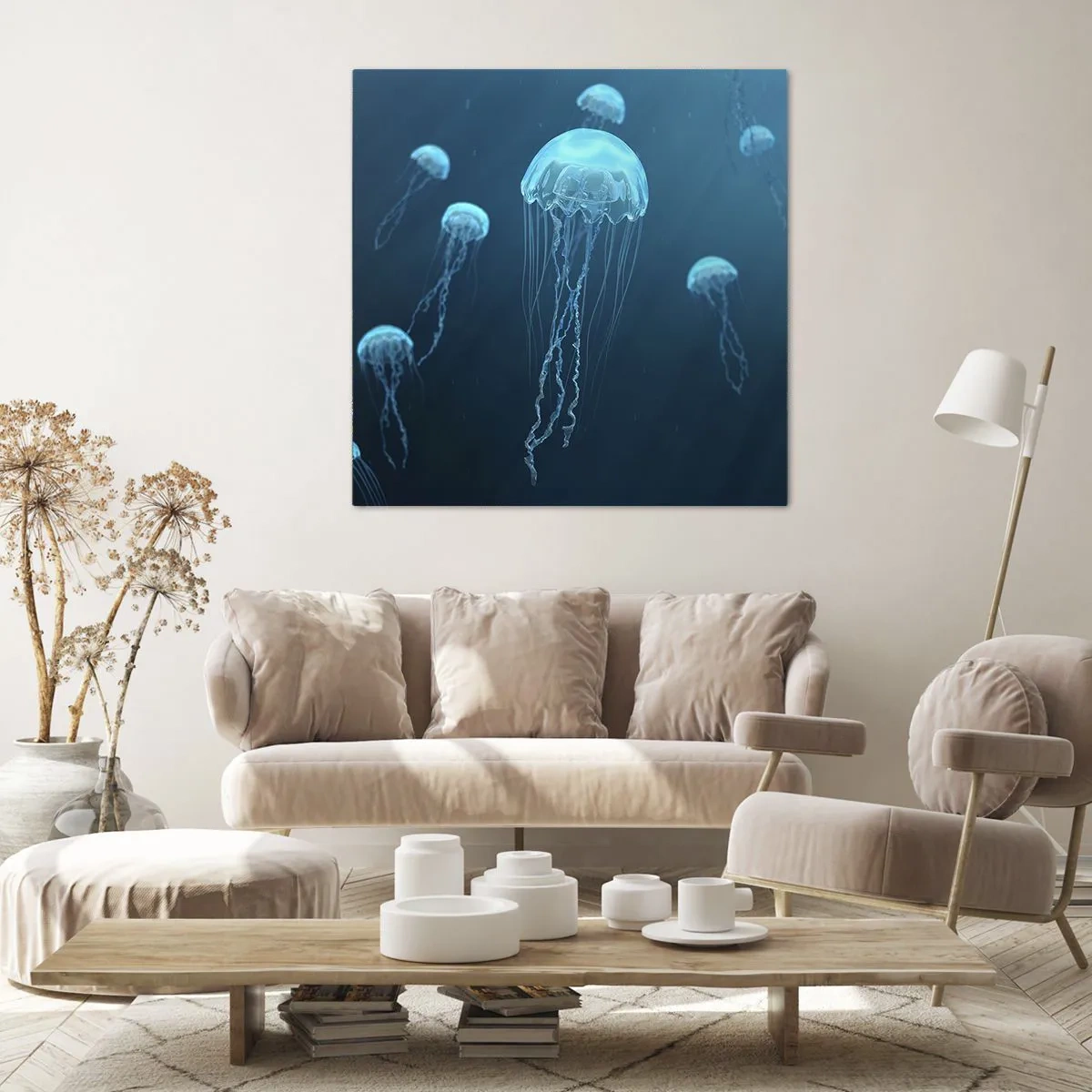 Impression sur toile - Image sur toile - Danse océanique - 60x60 cm