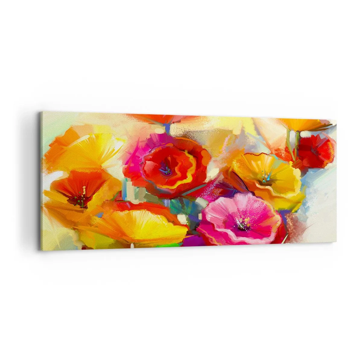 Impression sur toile - Image sur toile - Pas seulement rouge - 100x40 cm