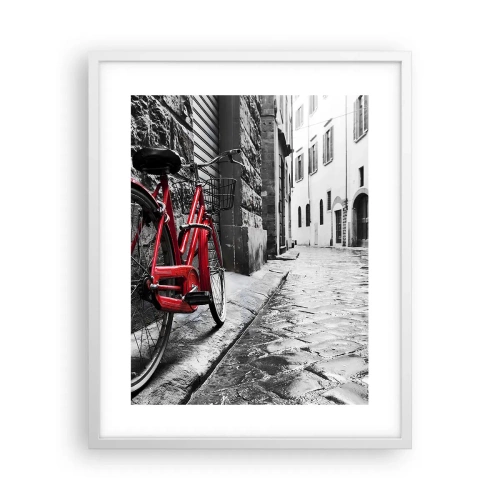 Affiche dans un cadre blanc - Poster - La vraie beauté ne vieillit pas - 40x50 cm