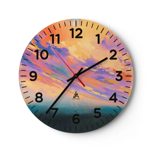 Horloge murale - Pendule murale - La force d'attraction - 40x40 cm