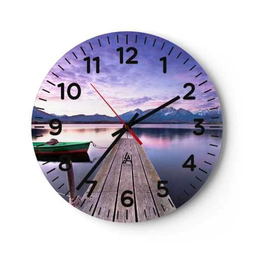 Horloge murale - Pendule murale - Silence amical - 40x40 cm