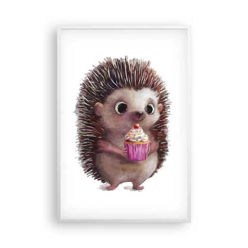 Affiche dans un cadre blanc - Poster - La fête c'est tous les jours - 61x91 cm