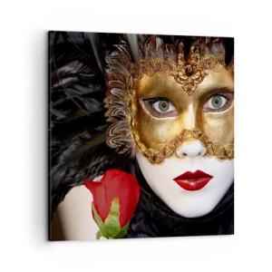 Impression sur toile - Image sur toile - Parce que la vie est un grand bal - 50x50 cm