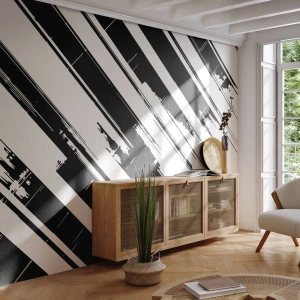 Papier Peint Photo Standard Eco - Une composition intense et dynamique - Vecteur, Minimalisme, Moderne - 350x256 cm