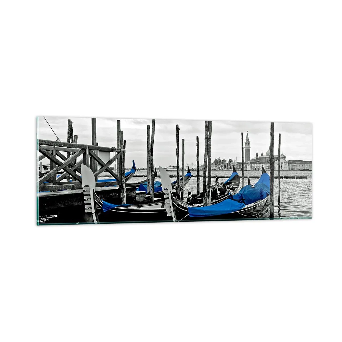Impression sur verre - Image sur verre - Venise pensive - 90x30 cm