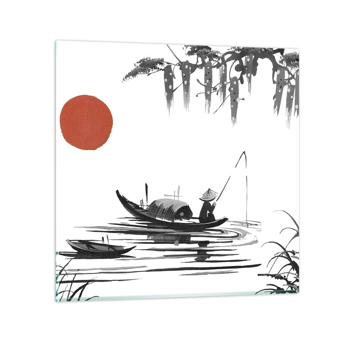 Impression sur verre - Image sur verre - Après-midi asiatique - 30x30 cm