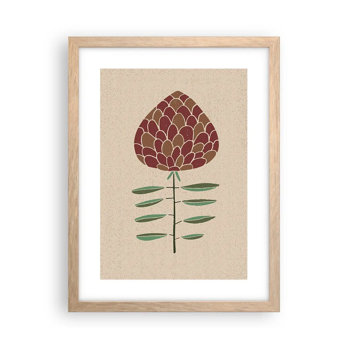 Affiche dans un chêne clair - Poster - Quelle grosse affaire - 30x40 cm